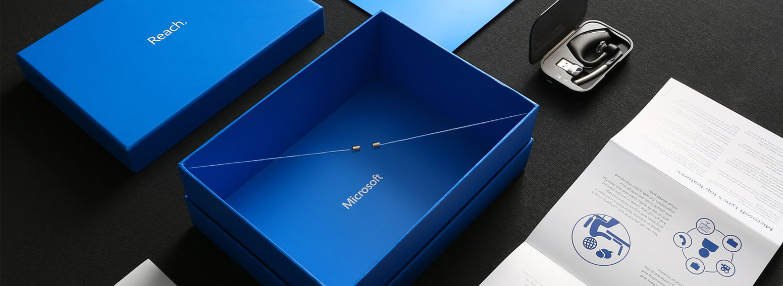 Microsoft – Corporate Gift Packaging Design Matching The Innovative Product