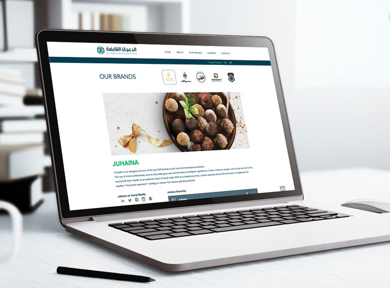 Al Daajan – Corporate Website Design & Development For KSA Group