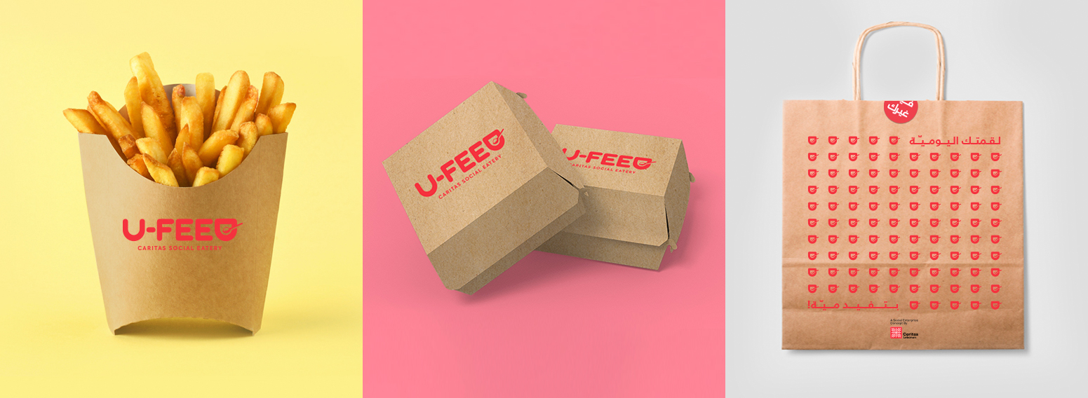Ufeed By Caritas – CSR Initiative: Full Brand & Visual Identity Creation