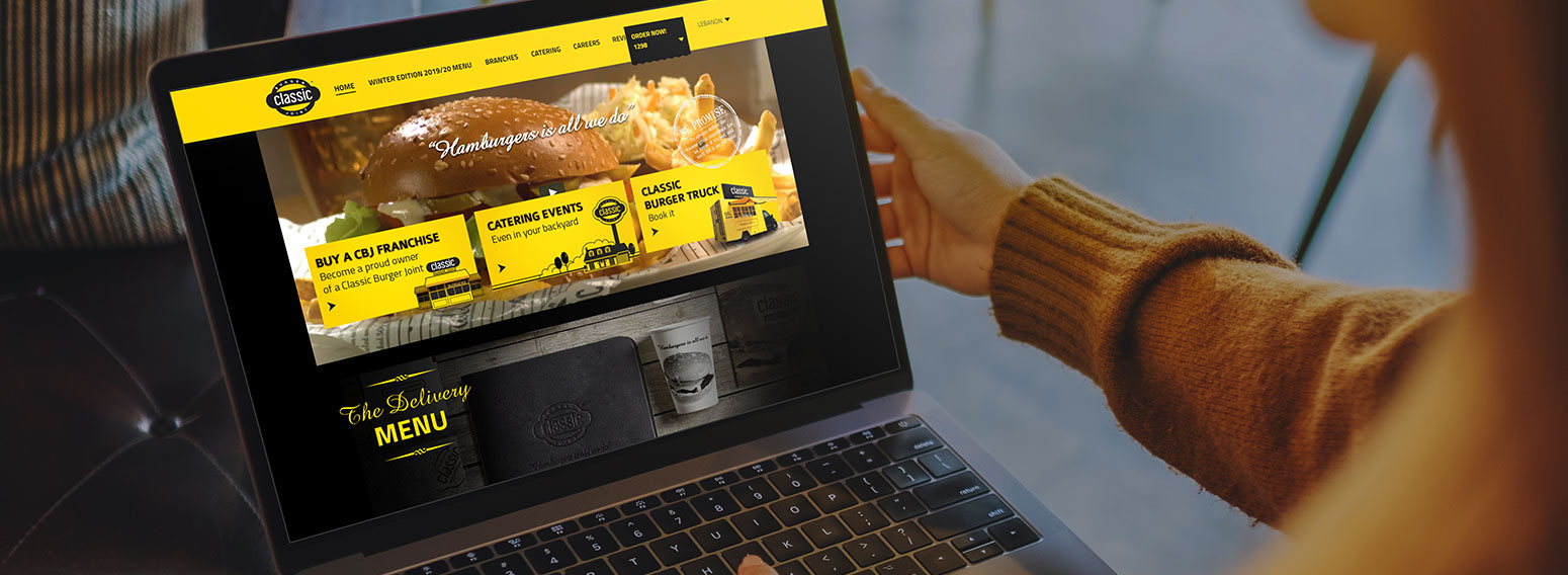 Classic Burger Joint – Bold & Vibrant Website To Match The Brand Identity