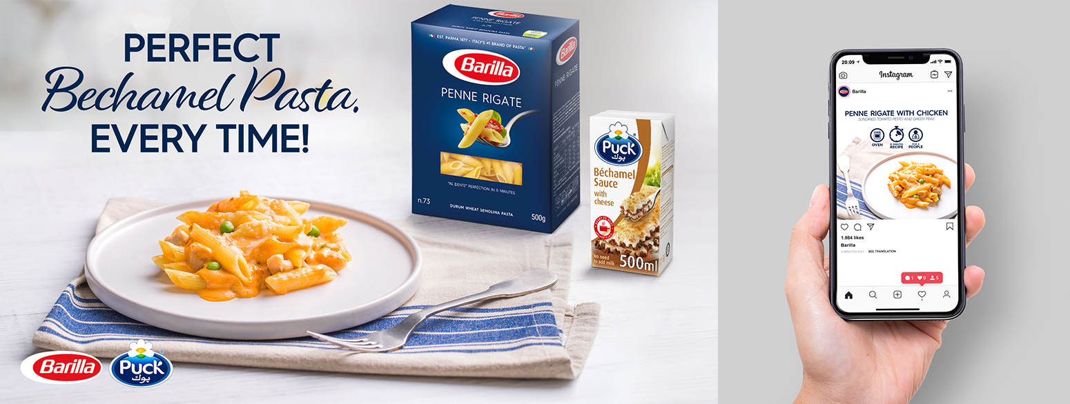 Barilla & Puck – Packaging Design, POSM Branding & Content Shoot For The UAE