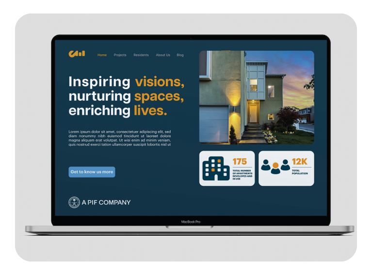 SARCC – Brand Creation for Saudi Arabia’s Human Centered Real Estate Innovator