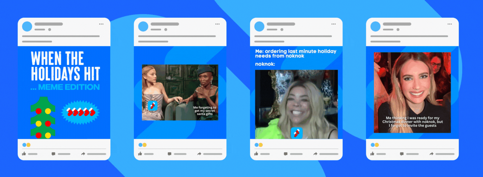 noknok – Holiday Campaign for Lebanon’s Fastest Grocery Delivery App