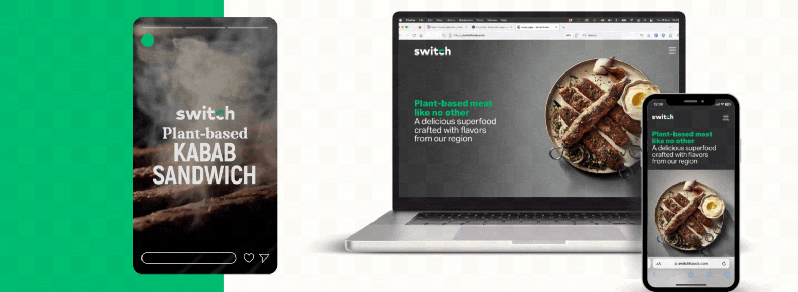 Switch – Reinventing Plant Based Branding in the UAE