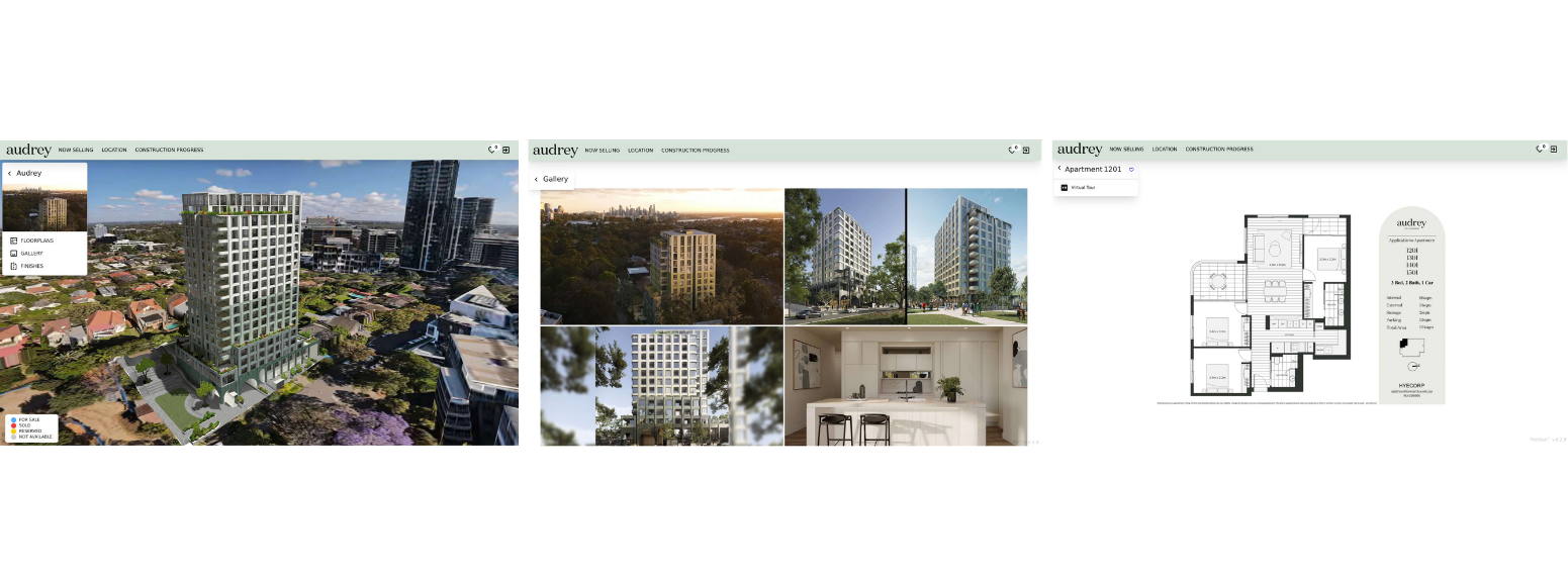 Audrey by Hyecorp Property Group Australia – Immersive PropTech Experience by Limpid